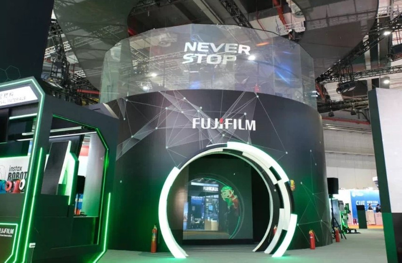 FUJIFILM Fábrica de películas de proyección frontal transparente