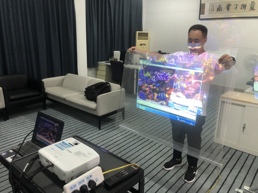 Pel&iacute;cula de pantalla de proyecci&oacute;n de doble cara