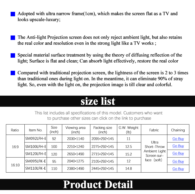 Ultra corta lanza alr pantalla3